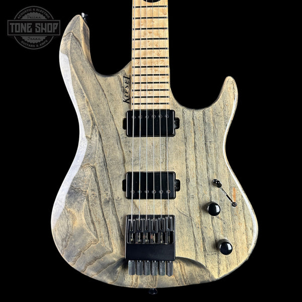 Front of Used Kiesel Osiris 6 Swamp Ash.