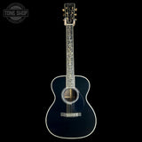 Full front of Martin Custom Shop 45 Style OM Tree of Life Black.