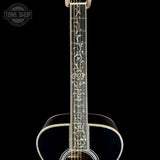 Fretboard of Martin Custom Shop 45 Style OM Tree of Life Black.