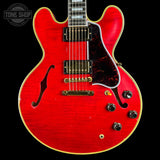 Front of Gibson Custom Limited Edition 1960 ES-355 Sixties Cherry Light Aged.