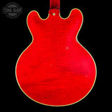Back of Gibson Custom Limited Edition 1960 ES-355 Sixties Cherry Light Aged.