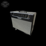 Guitar amplifier with 'Tone Shop' logo in the corner