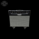 Guitar amplifier with Mesa Boogie logo on a black background