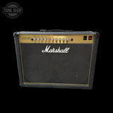 Marshall guitar amplifier with 'Tone Shop' logo in the corner