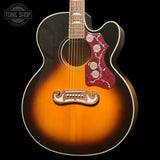 Front of Used Epiphone J-200 EC Studio TFW3931.