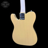 Back of body of Used 2020 Squier Affinity Telecaster Butterscotch Blonde TFW3927.