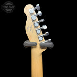 Back of headstock of Used 2020 Squier Affinity Telecaster Butterscotch Blonde TFW3927.