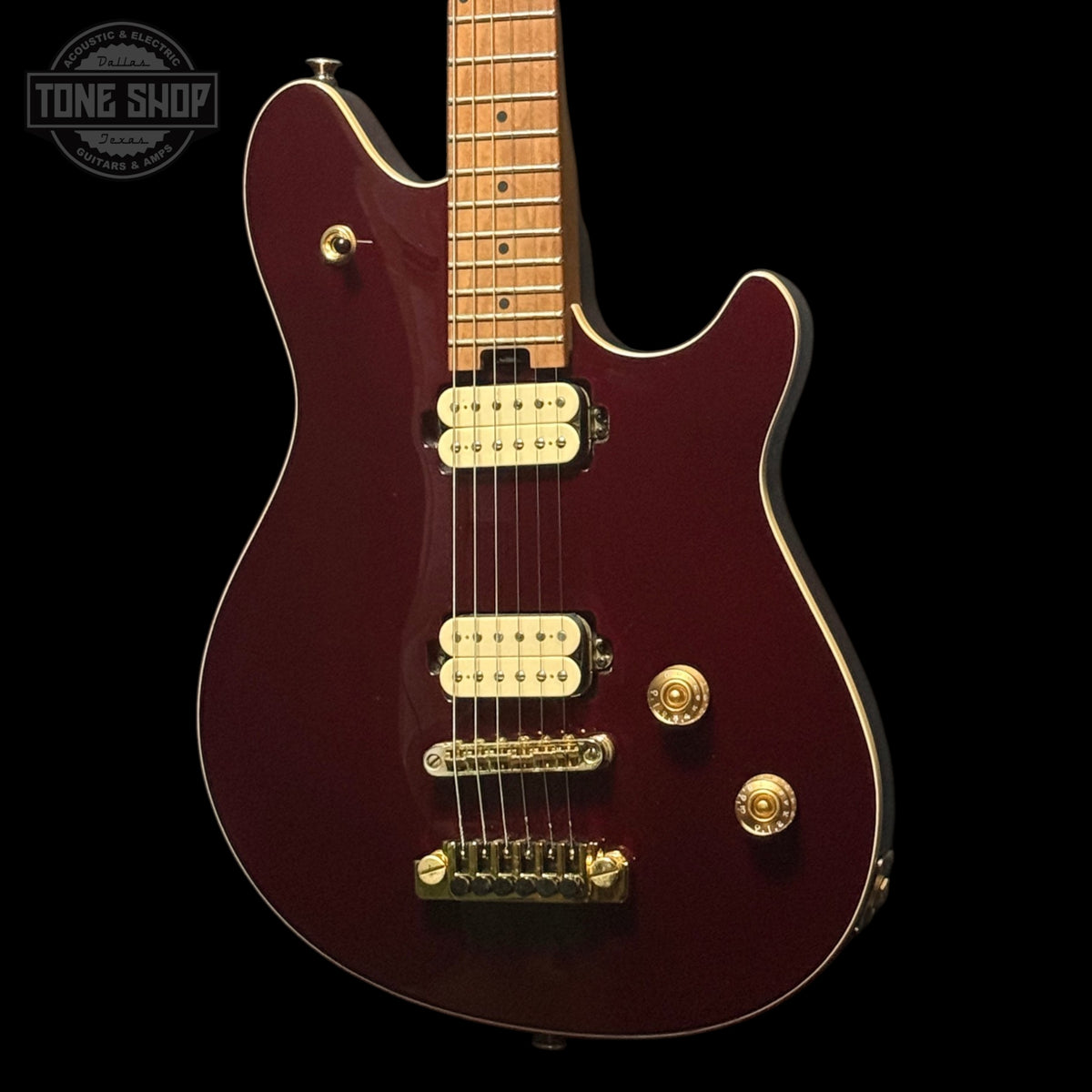 Front of Used 2024 EVH Wolfgang Special TOM Oxblood.