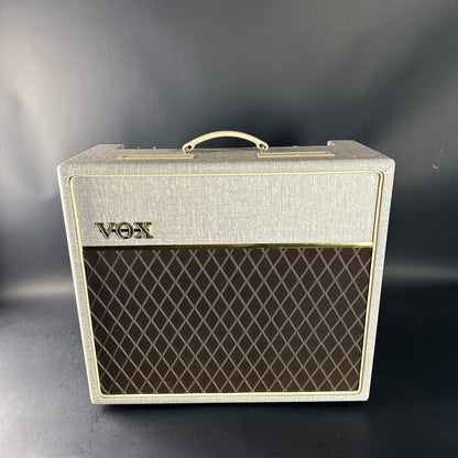 VOX guitar amplifier on a dark background