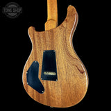 Back angle of Used PRS TSG Anniversary Wood Library Artist DGT Gold Storm Fade/Braz RW.