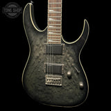 Front of Used 2007 Ibanez RG3EX1 Trans Black TFW3928.