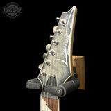 Headstock of Used 2007 Ibanez RG3EX1 Trans Black TFW3928.