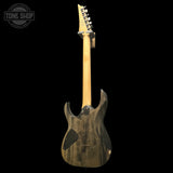 Back of Used 2007 Ibanez RG3EX1 Trans Black TFW3928.