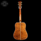 Full back of Used 2023 Martin Custom Shop 41 Style D-14 Quilted Sapele.