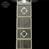 Neck of Used 2024 Epiphone Jerry Cantrell Les Paul Custom Prophecy Bone White.