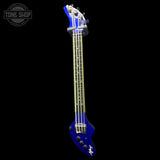 Full frontal of Used 2003 Fender Ashbory Bass Midnight Blue.