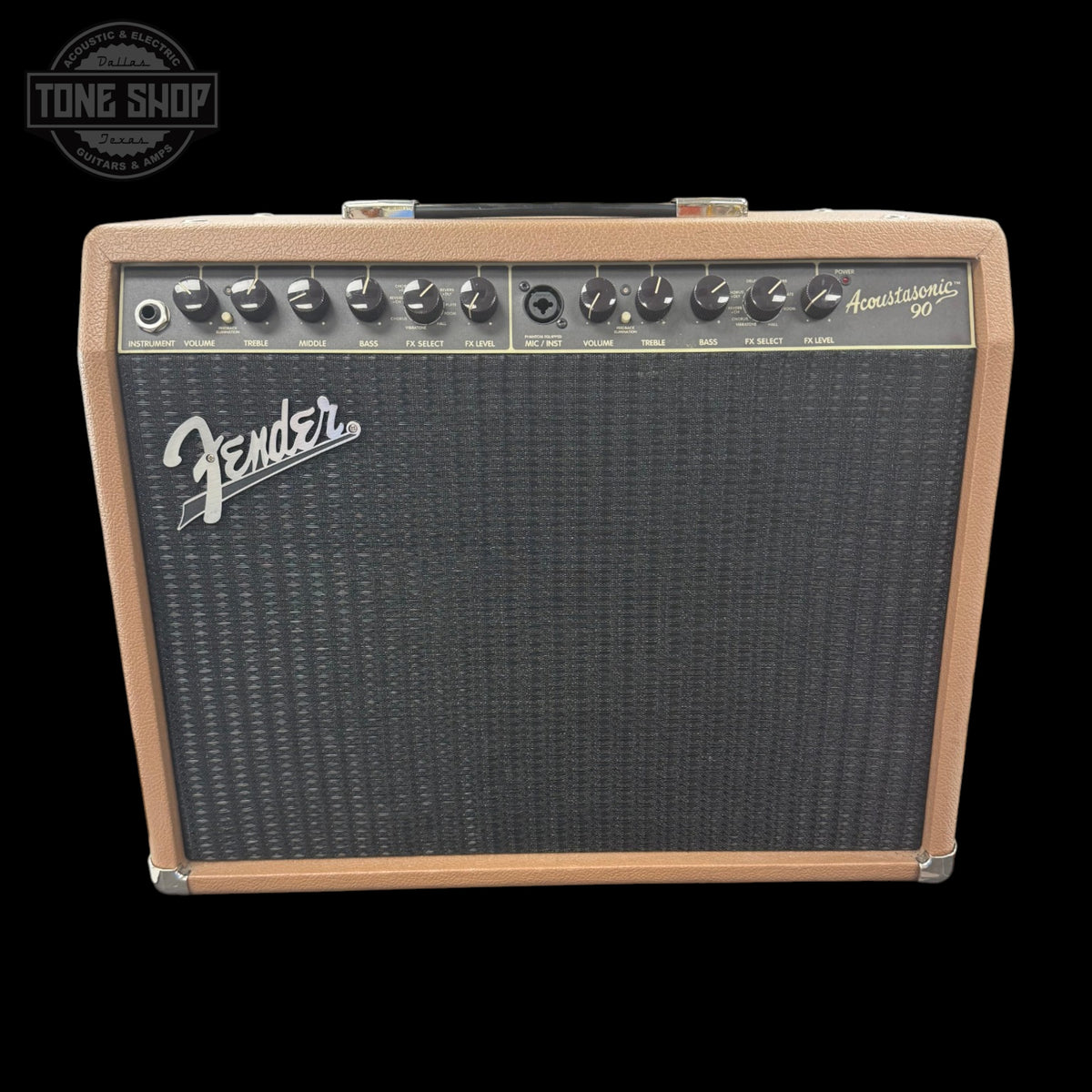 Front of Used 2021 Fender Acoustasonic 90 TFW3939.