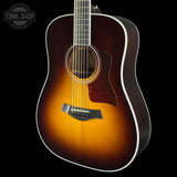 Front angle of Used Taylor 410E LTD Baritone Sunburst.