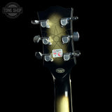 Back of headstock of Used Epiphone Adam Jones Les Paul Silverburst.