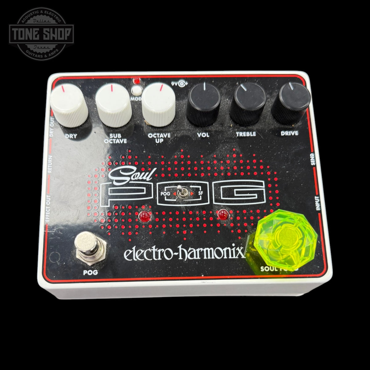 Top of Used Electro Harmonix Soul POG Multi-Effects Pedal.