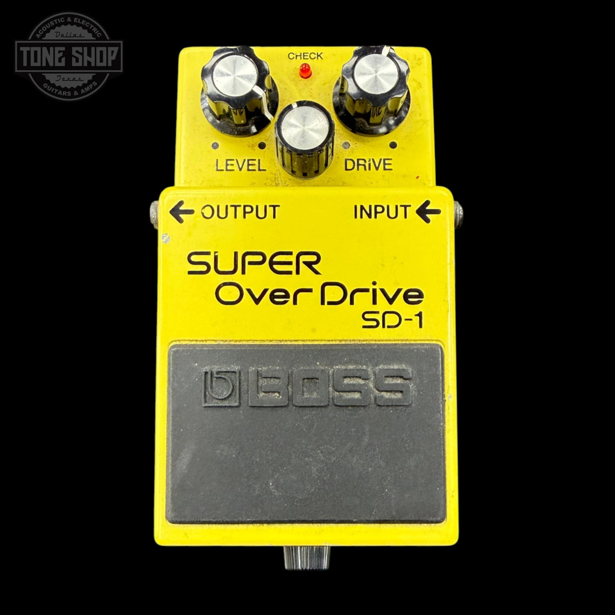 Top of Used  Boss SD-1 Super Overdrive Pedal TFW3953.
