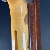Wear on neck of Used 1989 Fender Strat Plus.
