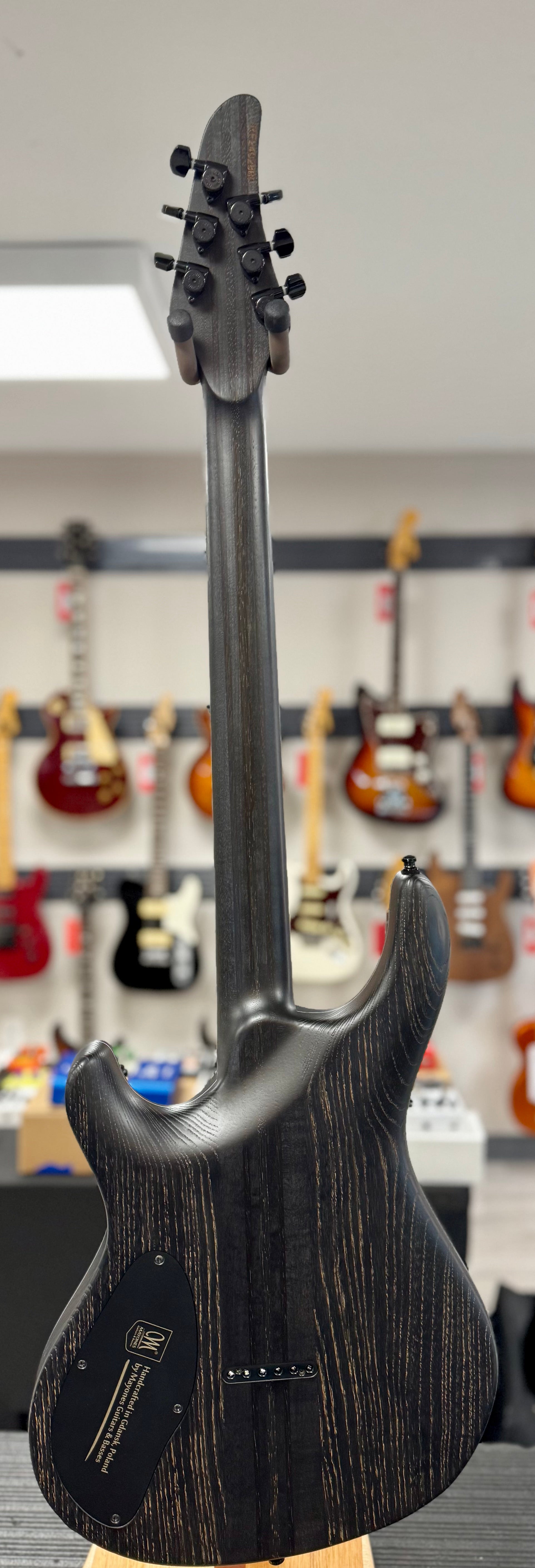 Back of whole Used Mayones Regius Core Gothic 6 w/case TSS6301