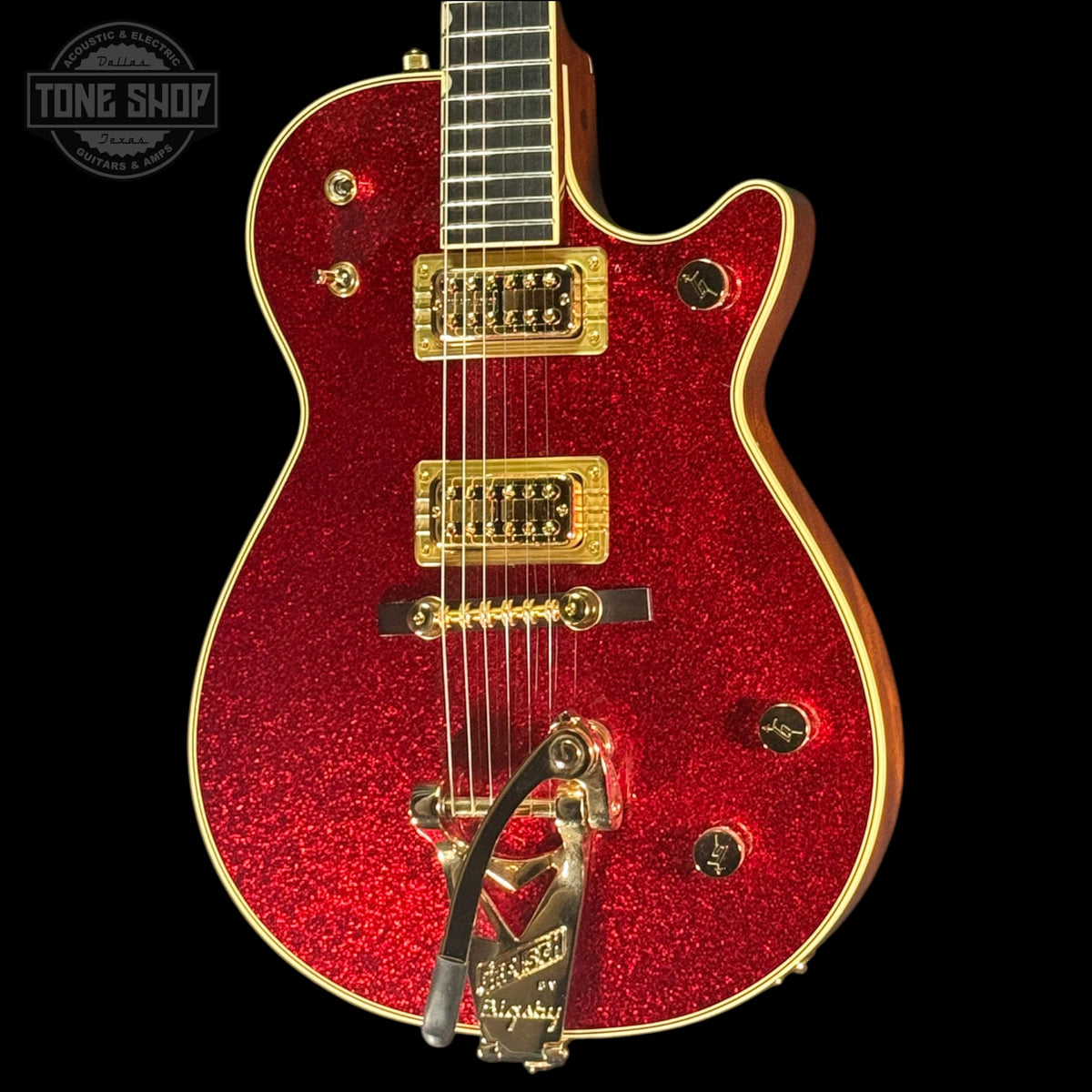 Front of Used 2025 Gretsch G6129TG-59US Limited Edition Sparkle Jet.