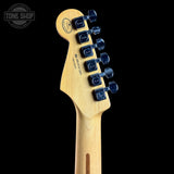 Back of headstock of Used 2010 Fender FSR HH Strat Sunburst.