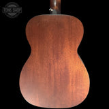 Back of body of Used 2026 Martin 00-10E Retro Joe Bonamassa Satin Sunburst Sapele.