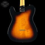 Back of body of Used 2021 Fender DLX Nashville Telecaster Sunburst.