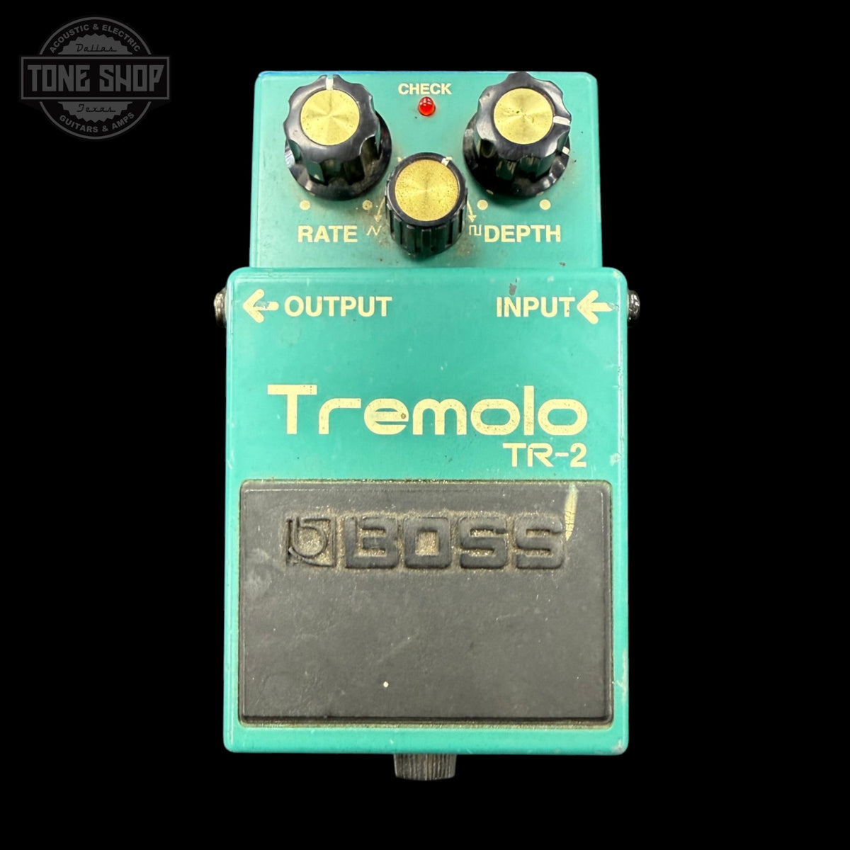 Top of Used Boss TR-2 Tremolo Pedal TFW3969.