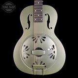 Front of Used Gretsch G9201 Honey Dipper Resonator.