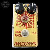 Top of Used Analog.Man Sun Face 2SB Fuzz Pedal.