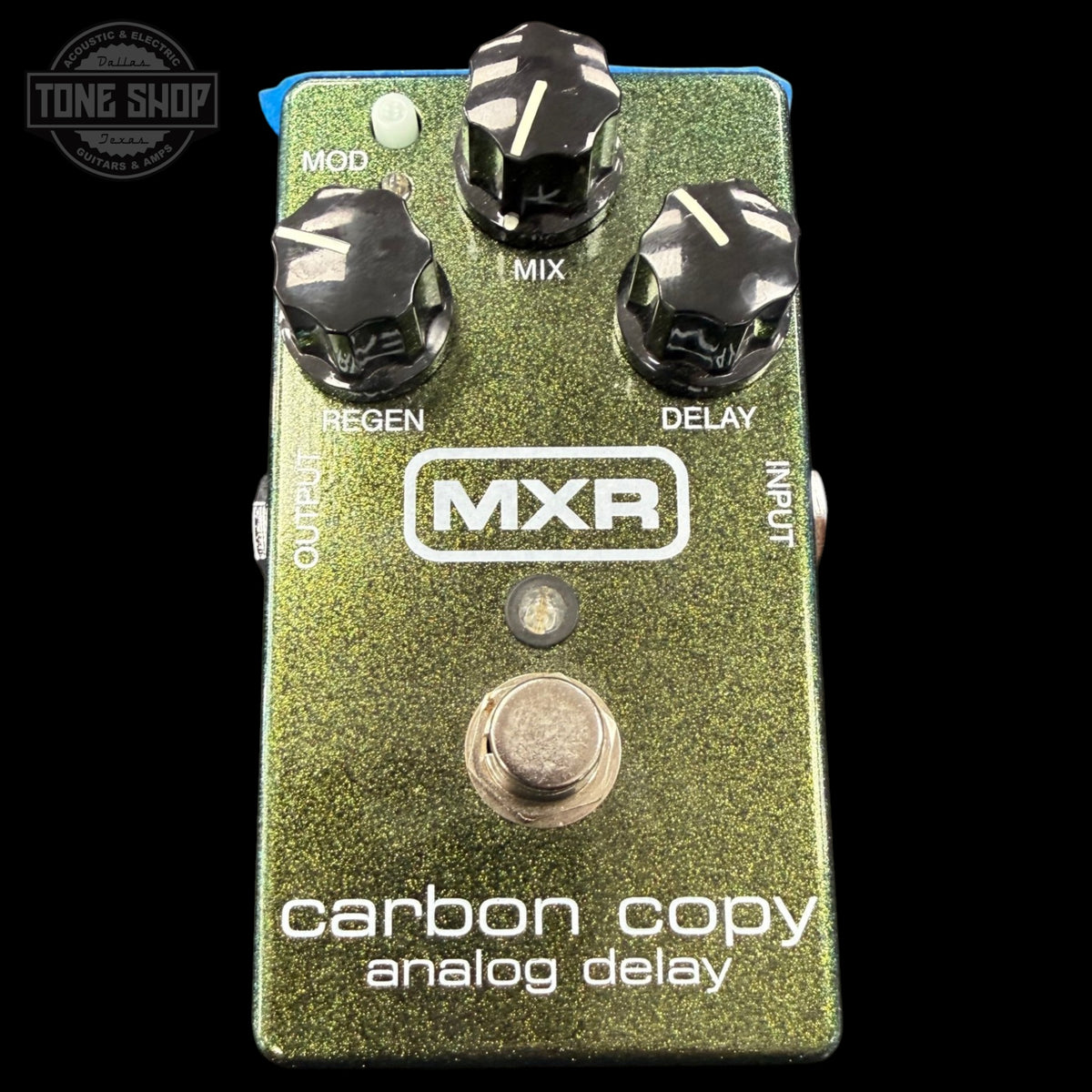 Top of Used MXR Carbon Copy Delay Pedal.