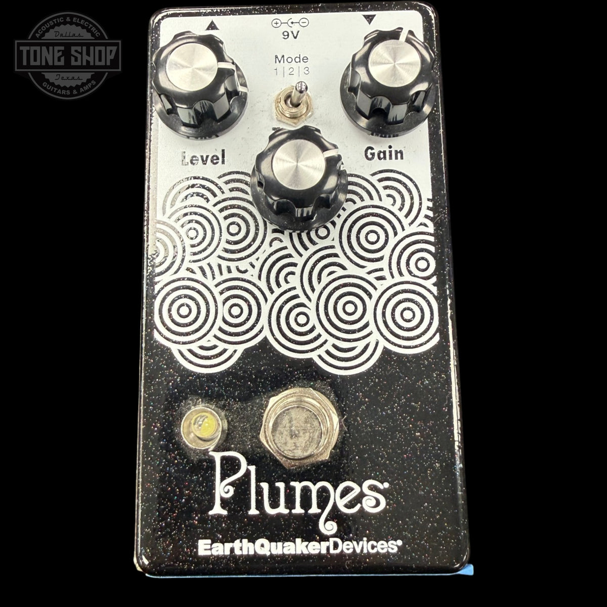Top of Used EarthQuaker Devices Plumes Small Signal Shredder Pedal.