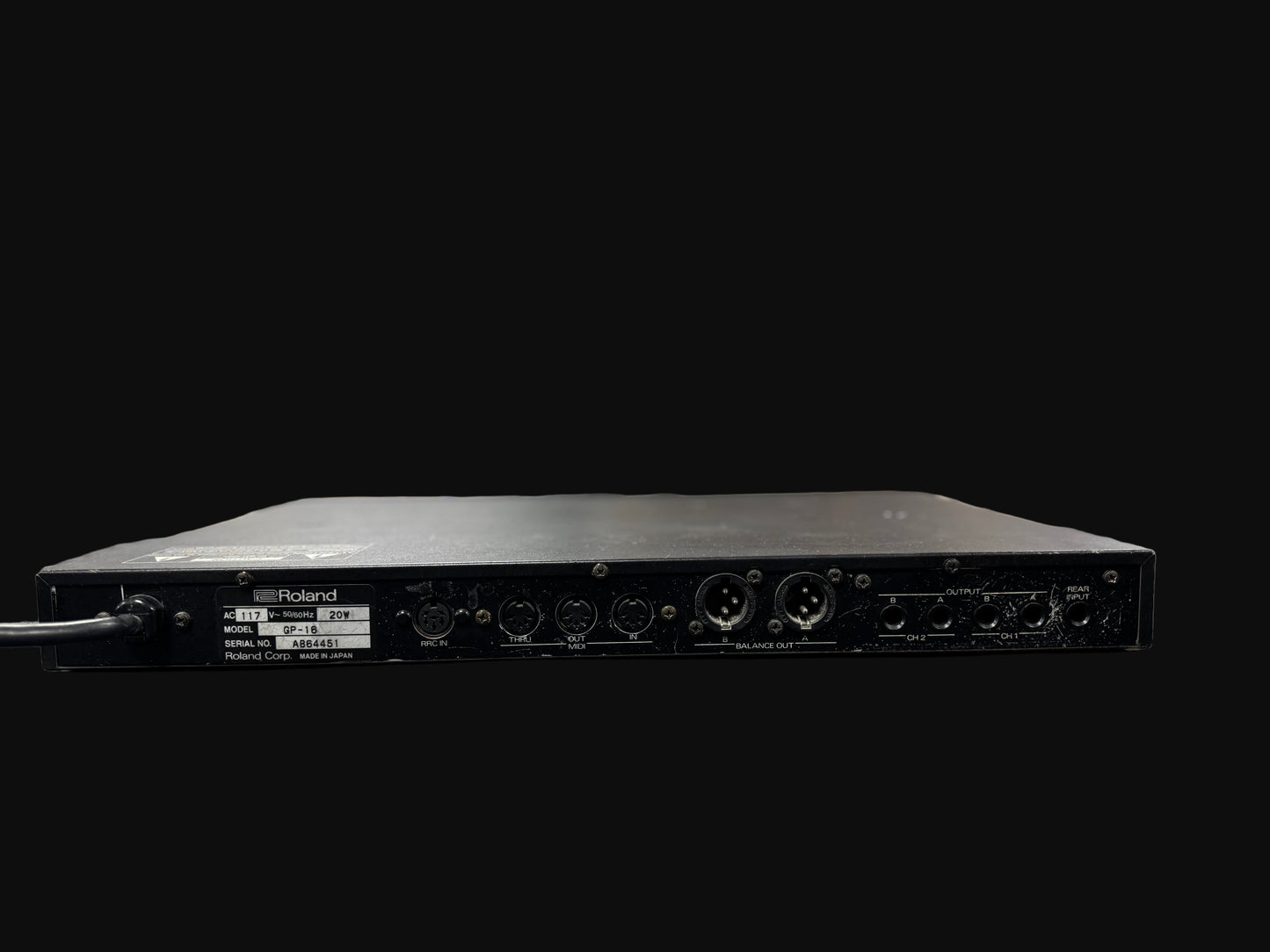 Used Roland GP-16 Studio Multi-Effect Rack Processor TSS6336