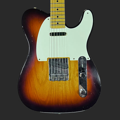Front of Used 2022 Fender Custom Shop Journeyman Telecaster Relic Chocolate 3TSB w/OHSC TFW2429