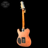 Back of Used 2025 Acoustasonic Standard Telecaster Honey Burst.