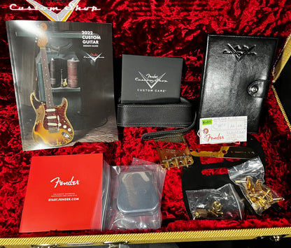 Case candy of Used 2022 Fender Custom Shop Journeyman Telecaster Relic Chocolate 3TSB w/OHSC TFW2429