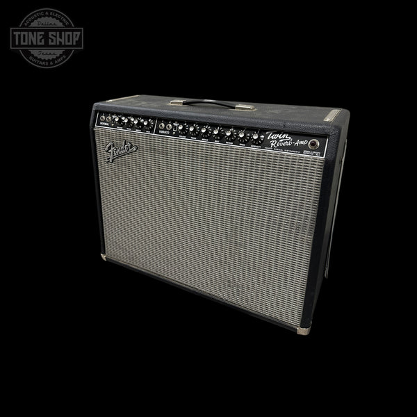 Front angle of Used Fender Twin Reverb 2x12.