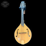 Full frontal of Used Collings MT2V A-Style Mandolin Natural.