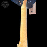 Back of neck of Used Collings MT2V A-Style Mandolin Natural.