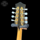 Back of Used Collings MT2V A-Style Mandolin Natural.