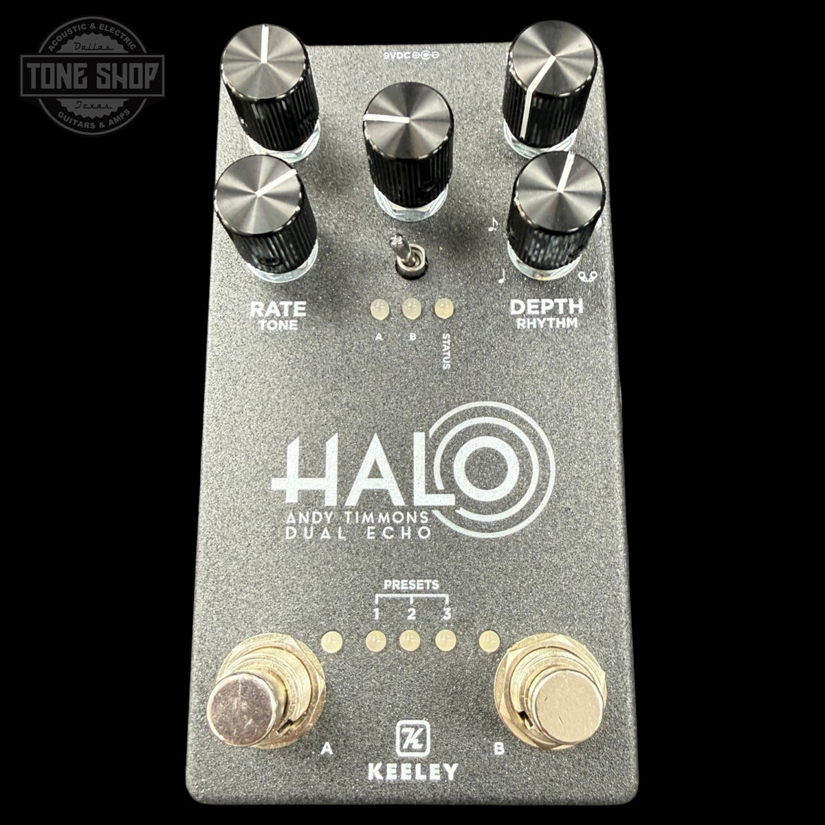 Top of Used Keeley Halo Andy Timmons Dual Echo Pedal TFW3983.