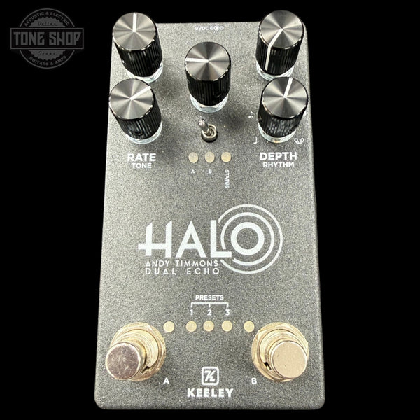 Top of Used Keeley Halo Andy Timmons Dual Echo Pedal TFW3983.