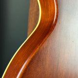 Ding on back edge of Used Epiphone Kirk Hammett "Greeny" 1959 Les Paul Standard.