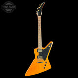 Full front of Used Epiphone Korina Explorer.