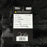 PRS Guitars label on a guitar with text and branding.