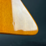 Ding on back of Used Epiphone Korina Explorer.